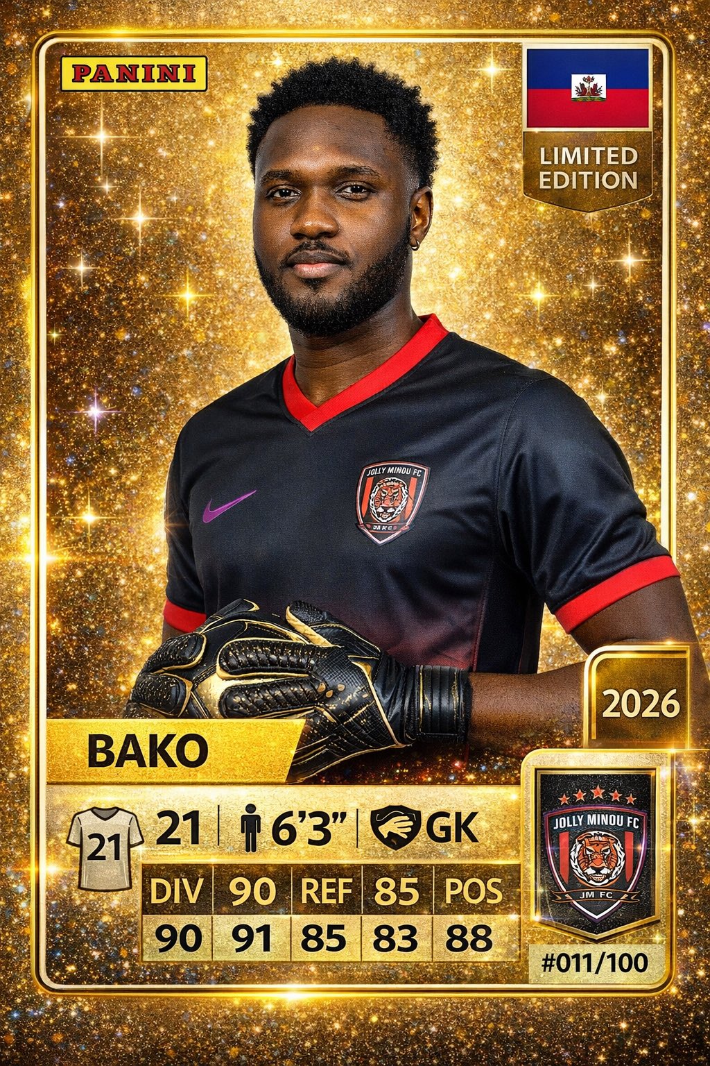 Noel Laurent in the team photo