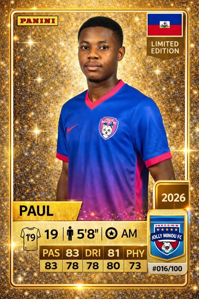 Paul in the team photo