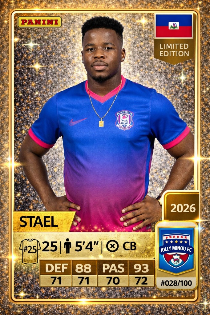Stael in the team photo